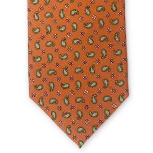 Fall Pine: Tie - Orange