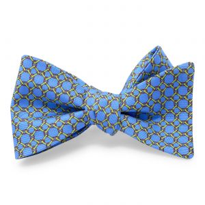 Linked Squares: Bow - Blue