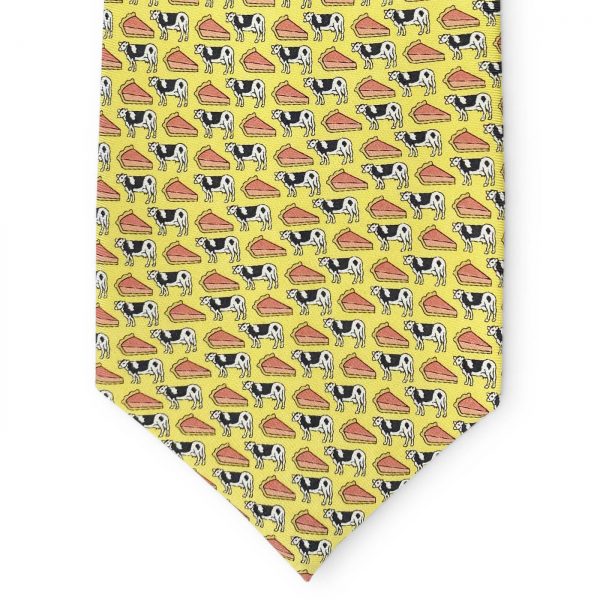 Cow Pie: Tie - Yellow