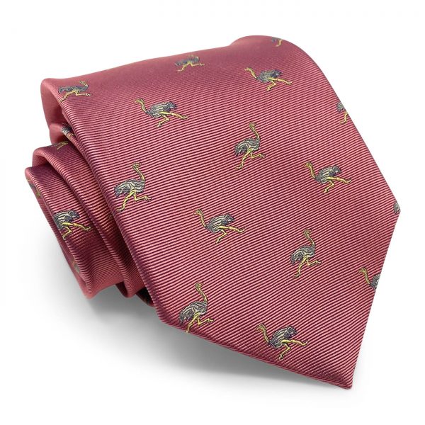 Ostrich: Tie - Pink