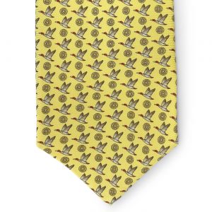 12 Gauge Mallard: Tie - Yellow