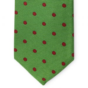 Large Dot: Tie - Green/Red