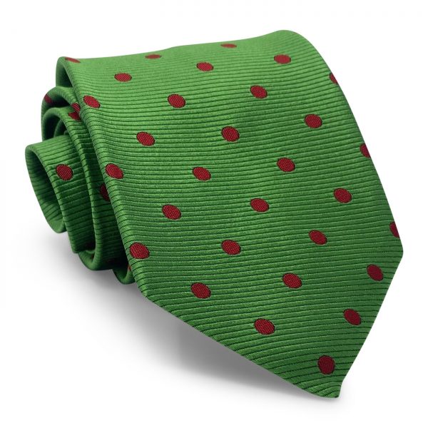 Large Dot: Tie - Green/Red