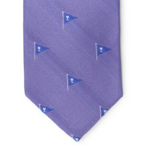 Cocktail Burgee: Tie - Purple