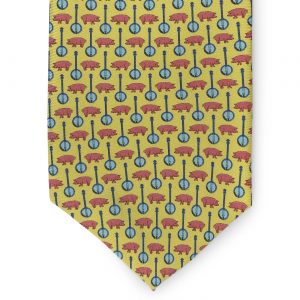 Pig Pickin': Tie - Yellow