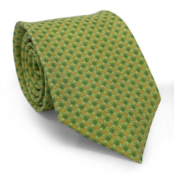 Pineapples: Tie - Green