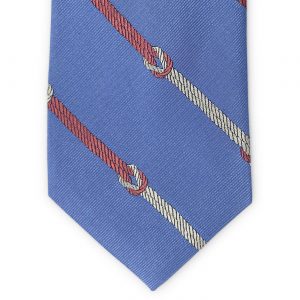 Knotted Stripe: Tie - Blue