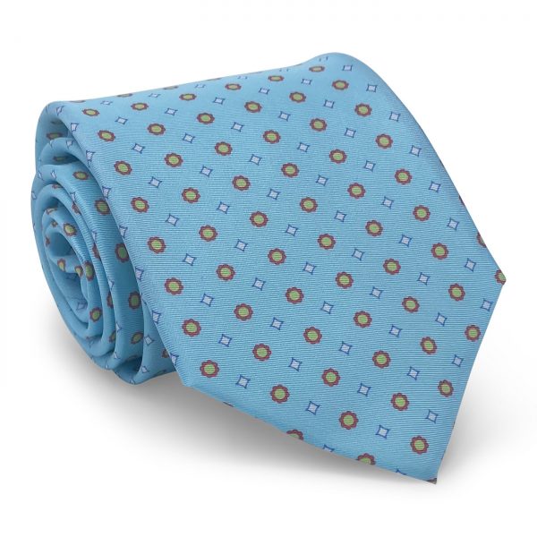 Spring Foulard: Tie - Aqua