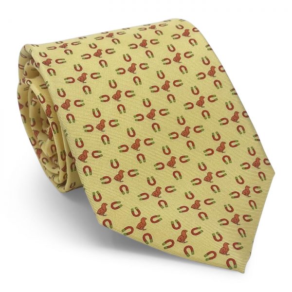 Check It Chick Magnet: Tie - Yellow