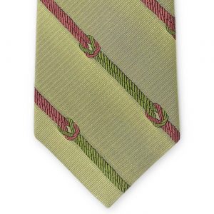 Knotted Stripe: Tie - Yellow