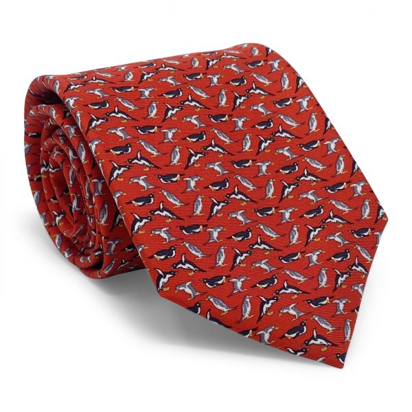 Penguins: Tie - Red