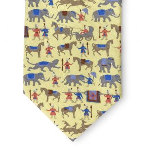 Elephants: Tie - Yellow