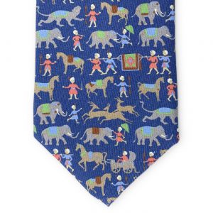 Elephants: Tie - Navy