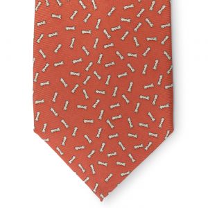 Dog Bones: Tie - Coral