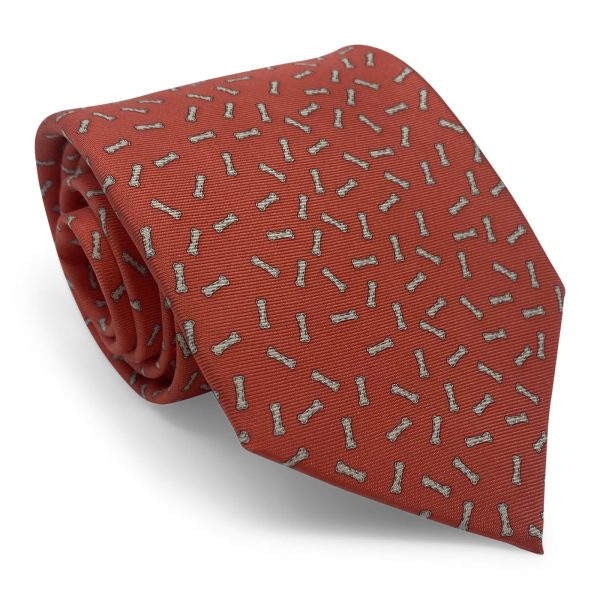 Dog Bones: Tie - Coral