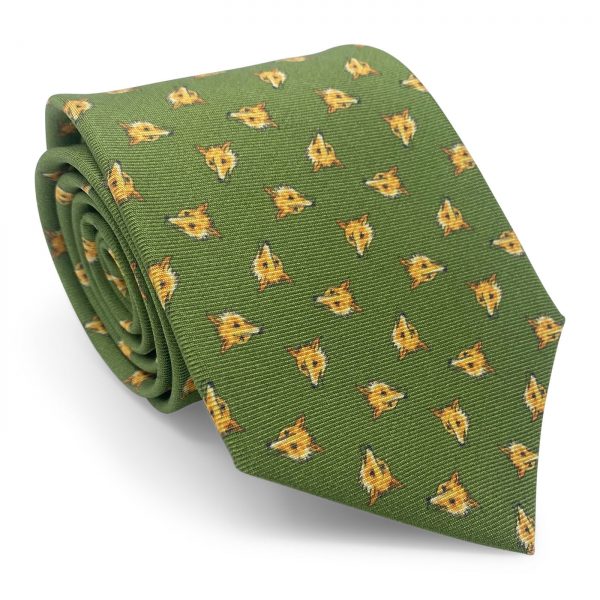 Fox Mask: Tie - Green