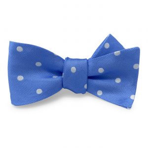 College Collection Dots: Bow - Blue
