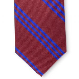 College Collection Stripes: Tie - Marroon/Blue