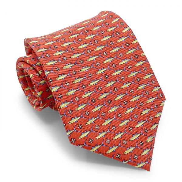 Holy Mackerel: Tie - Red
