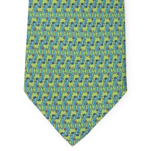 Sea Horses: Tie - Lime