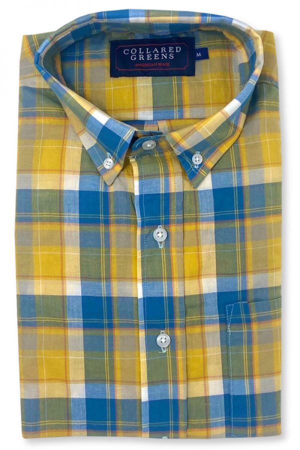 Pembroke: Brookline Button Down Shirt - Yellow