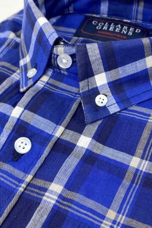 Pembroke: Brookline Button Down Shirt - Blue