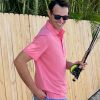 Grand Slam: Upcycled Club Polo - Coral