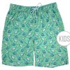 Oyster Affair: Kid's Swim Trunks - Mint