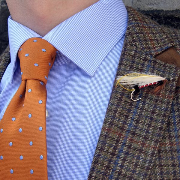Vintage Wine: Fly Lapel Pin