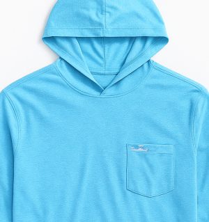 Skiff Dogs: Ocean Flex Hoodie - Ballast Key Blue